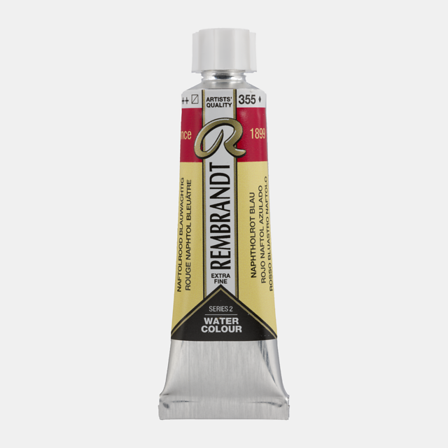 Rembrandt aquarelverf 10ml S2 - 355 naphtol rood blauwachtig