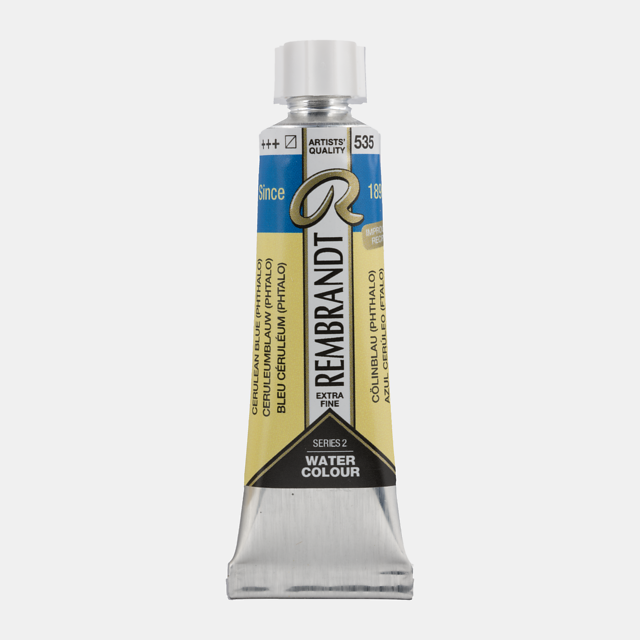 Rembrandt aquarelverf 10ml S2 - 535 ceruleumblauw (phthalo)