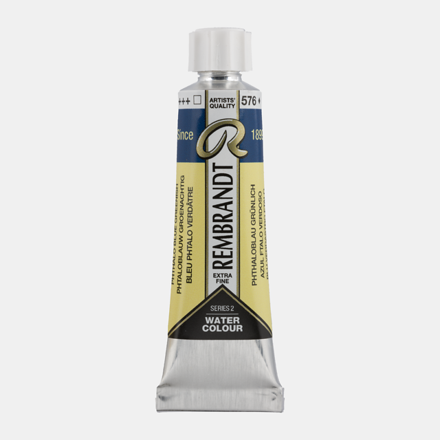 Rembrandt aquarelverf 10ml S2 - 576 phthaloblauw groenachtig