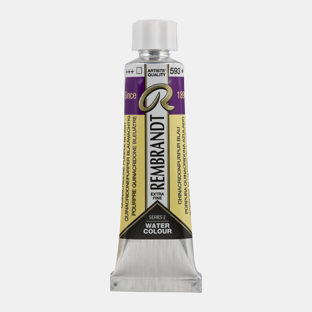 Rembrandt aquarelverf 10ml S2 - 593 quinacridonepurper blauwachtig