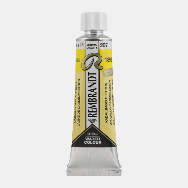 Rembrandt aquarelverf 10ml S3 - 207 cadmiumgeel citroen