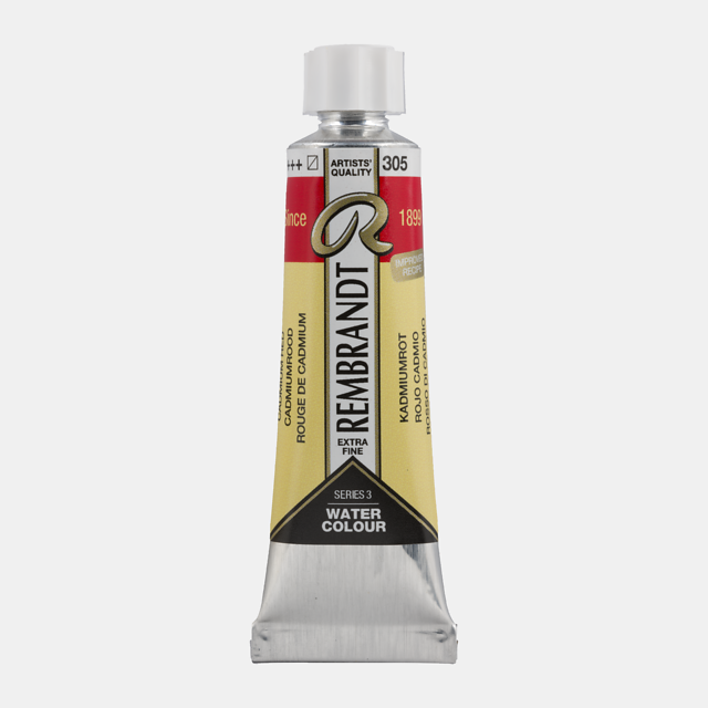 Rembrandt aquarelverf 10ml S3 - 305 cadmiumrood