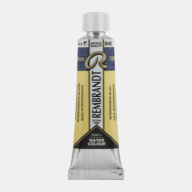 Rembrandt aquarelverf 10ml S3 - 846 interference blauw