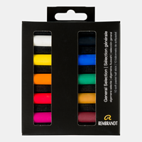 Rembrandt softpastel - set 10 halve general selection