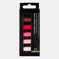Rembrandt softpastel - set 5 halve cool reds