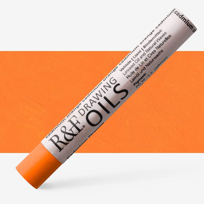 R&F drawing oils - 3105 cadmium orange