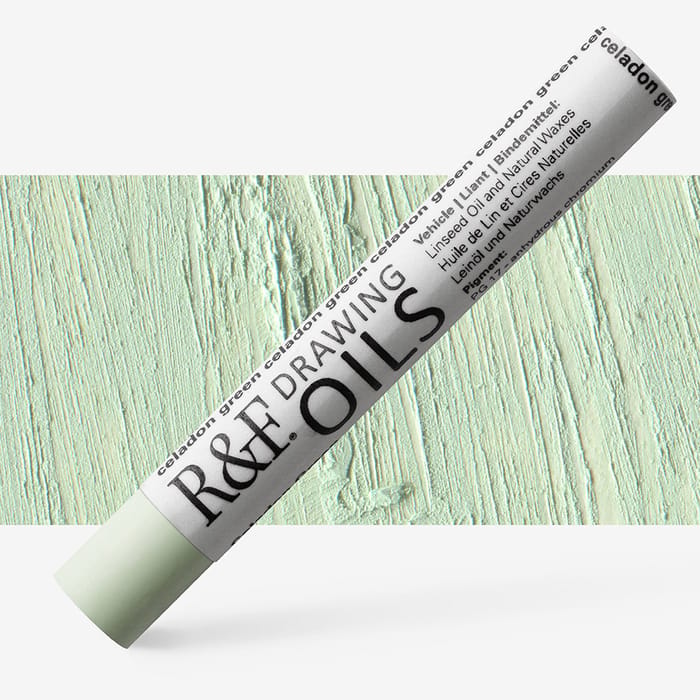 R&F drawing oils - 3107 celadon green