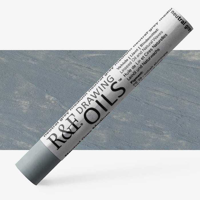 R&F drawing oils - 3122 neutral grey medium