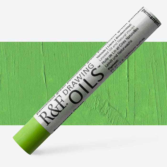 R&F drawing oils - 3126 permanent green