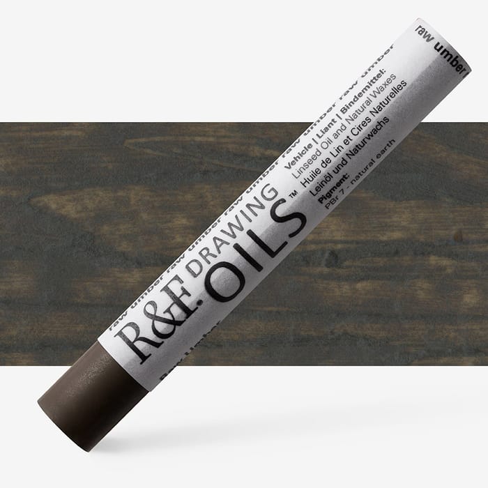 R&F drawing oils - 3132 raw umber