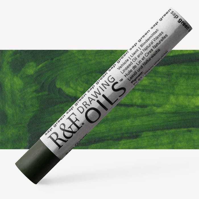 R&F drawing oils - 3133 sap green