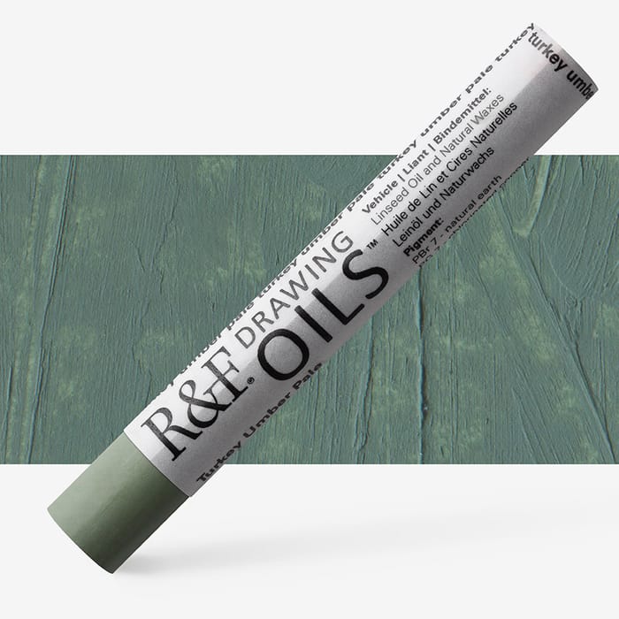 R&F drawing oils - 3134 turkey umber pale