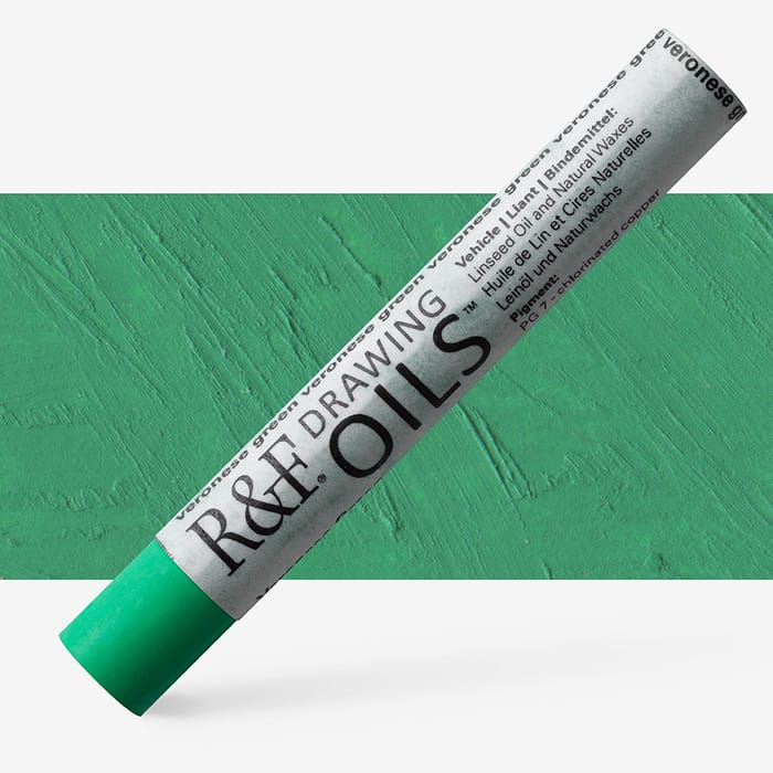 R&F drawing oils - 3137 veronese green