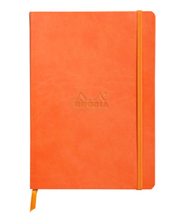 Rhodia rhodiarama lined - A5 licht oranje