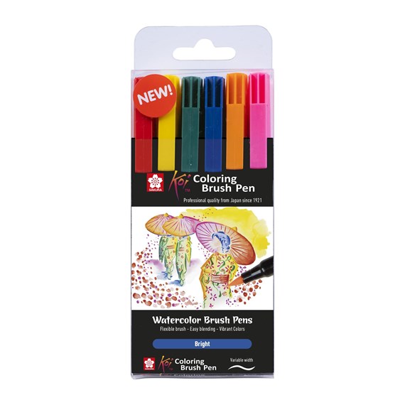 Sakura Koi Brushpen - set 6 basis