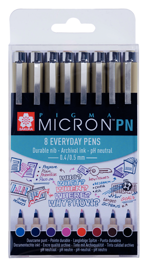 Sakura pigma micron PN - set 8