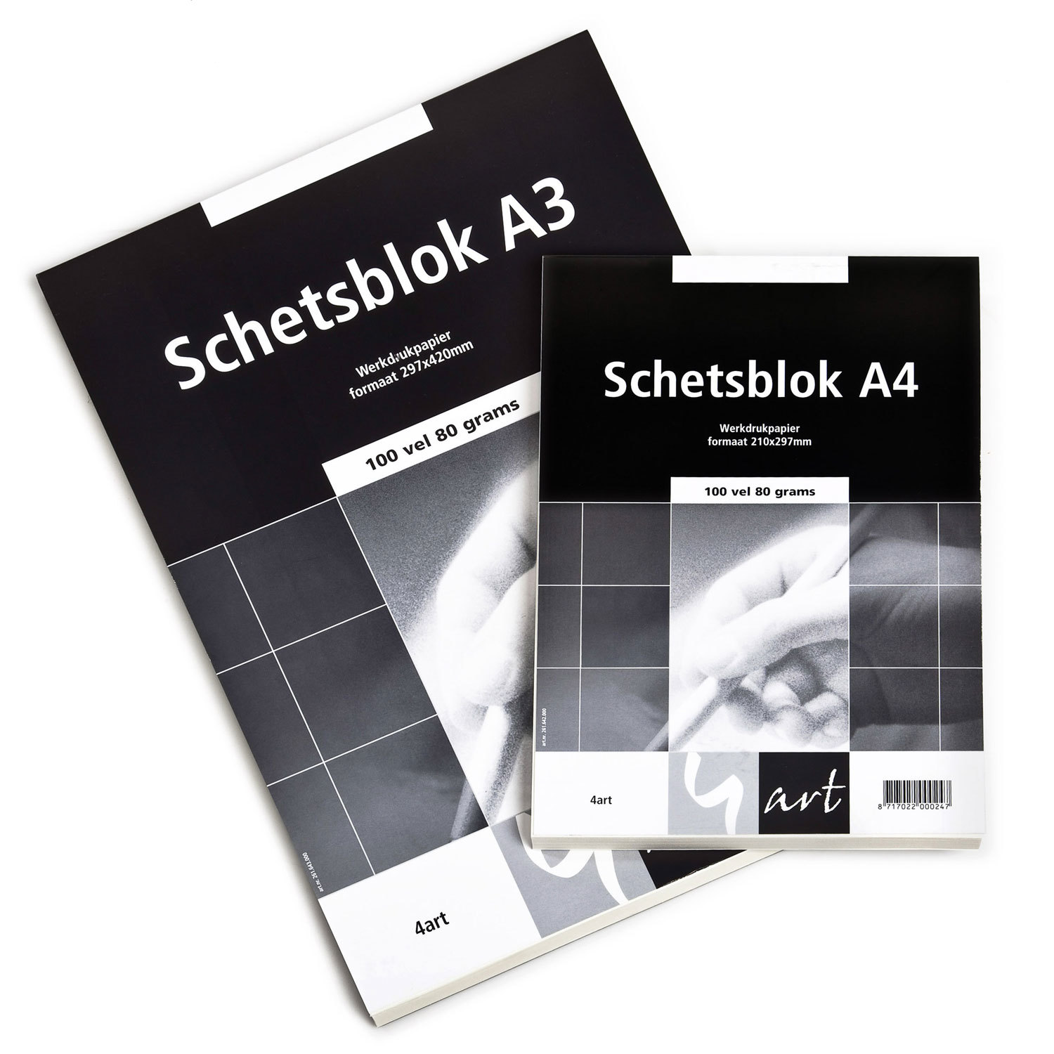 Schetsblok A4 90 gram 100 vel