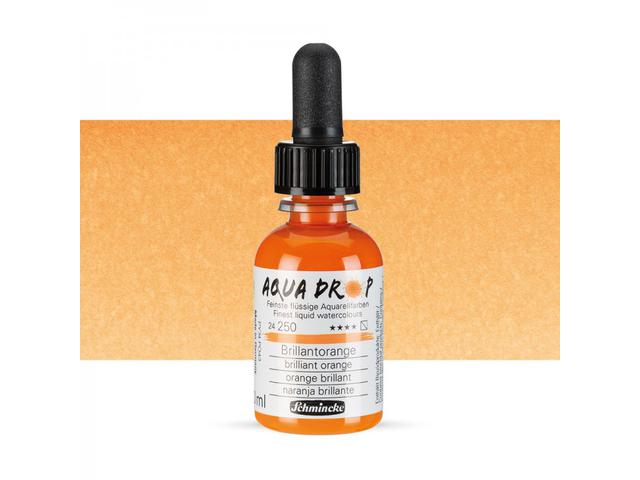 Schmincke aquadrop 30ml - 250 briljant orange