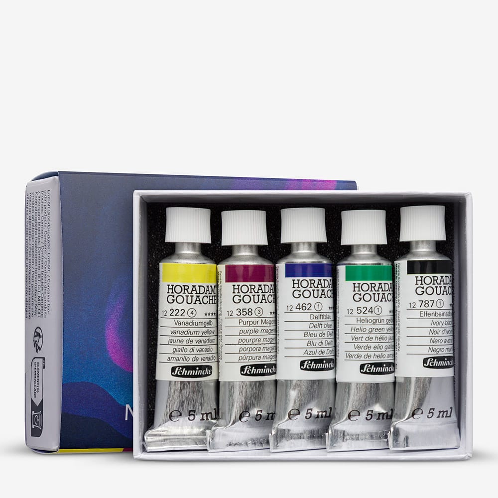 Schmincke Horadam gouache - set northern lights 5 x 5ml