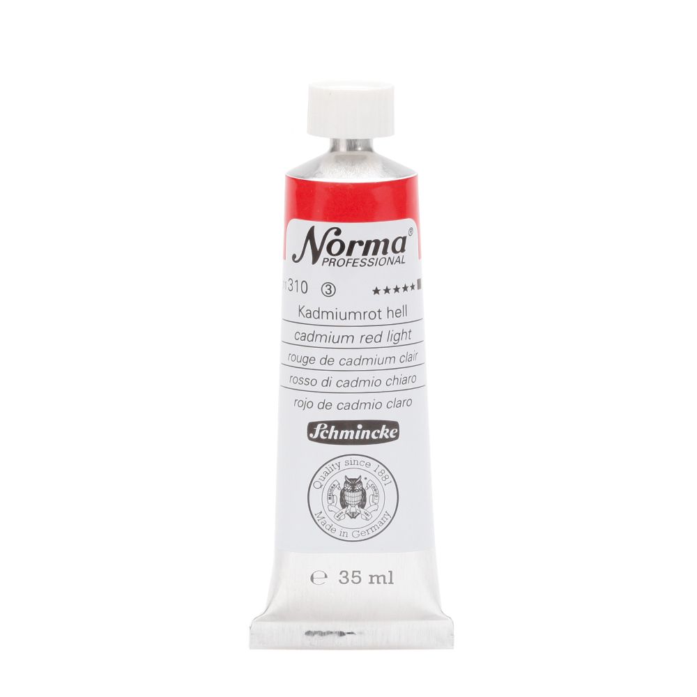 Schmincke Norma olieverf 35ml - 310 cadmium red light
