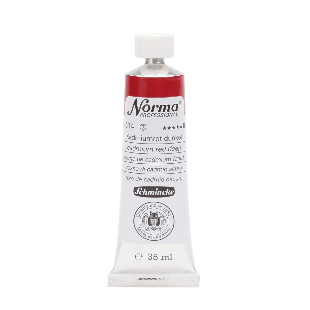Schmincke Norma olieverf 35ml - 314 cadmium red deep