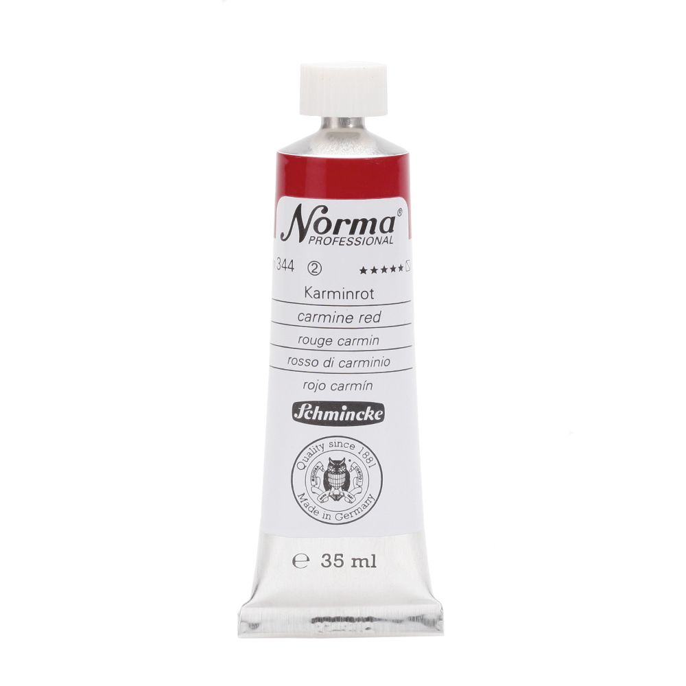 Schmincke Norma olieverf 35ml - 344 carmine red