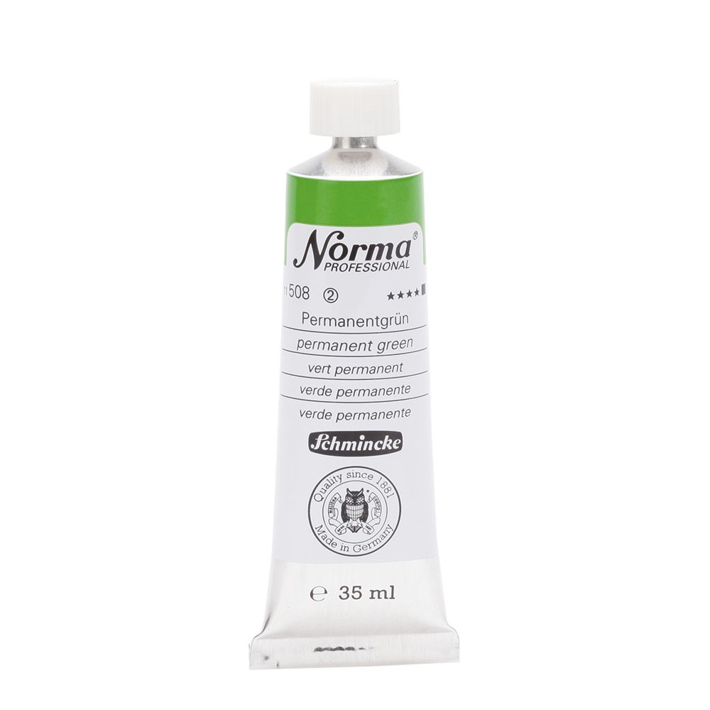 Schmincke Norma olieverf 35ml - 508 permanent green