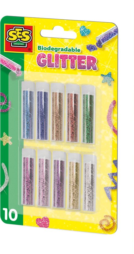 SES glitter - 10 kleuren biodegradable