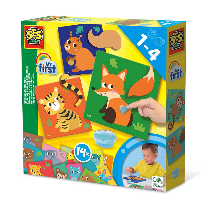 SES my first - dierenstaarten plakken