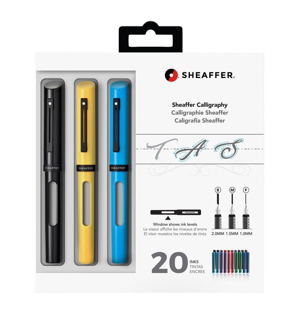 Sheaffer kalligrafie vulpennen F, M, B
