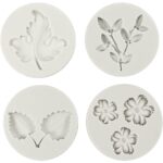 Siliconen Vormen - bloemen en bladeren