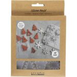 Siliconen Vormen - sneeuwvlokken en kerstbomen