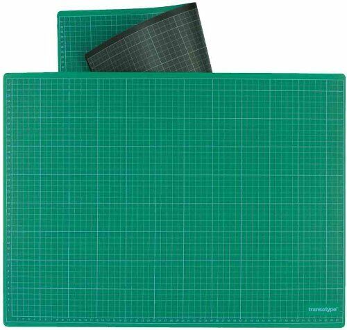 Snijmat zwart/groen 45x60
