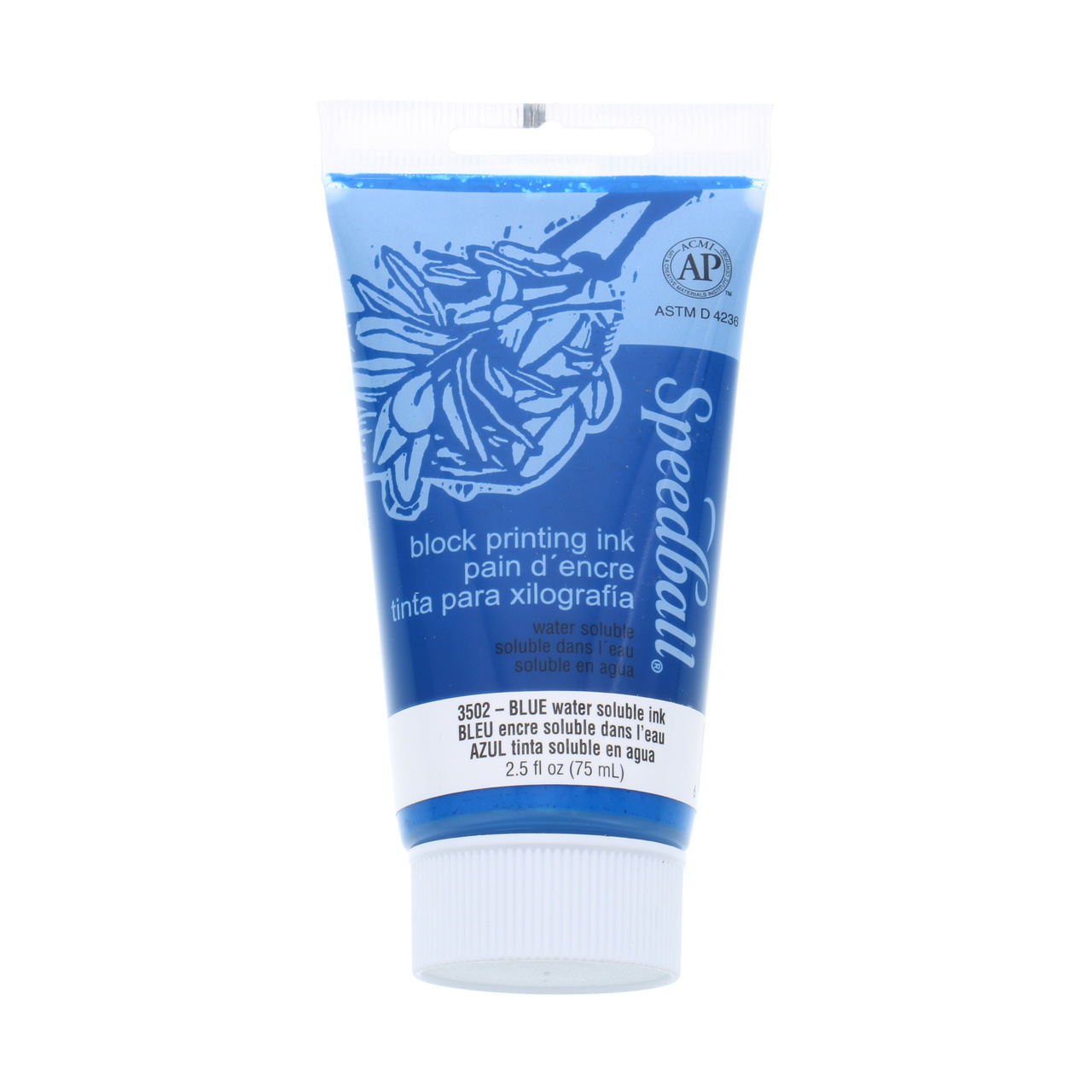 Speedball block printing ink 75ml - 3502 blue