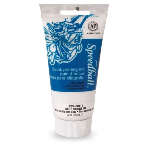Speedball block printing ink 75ml - 3503 white