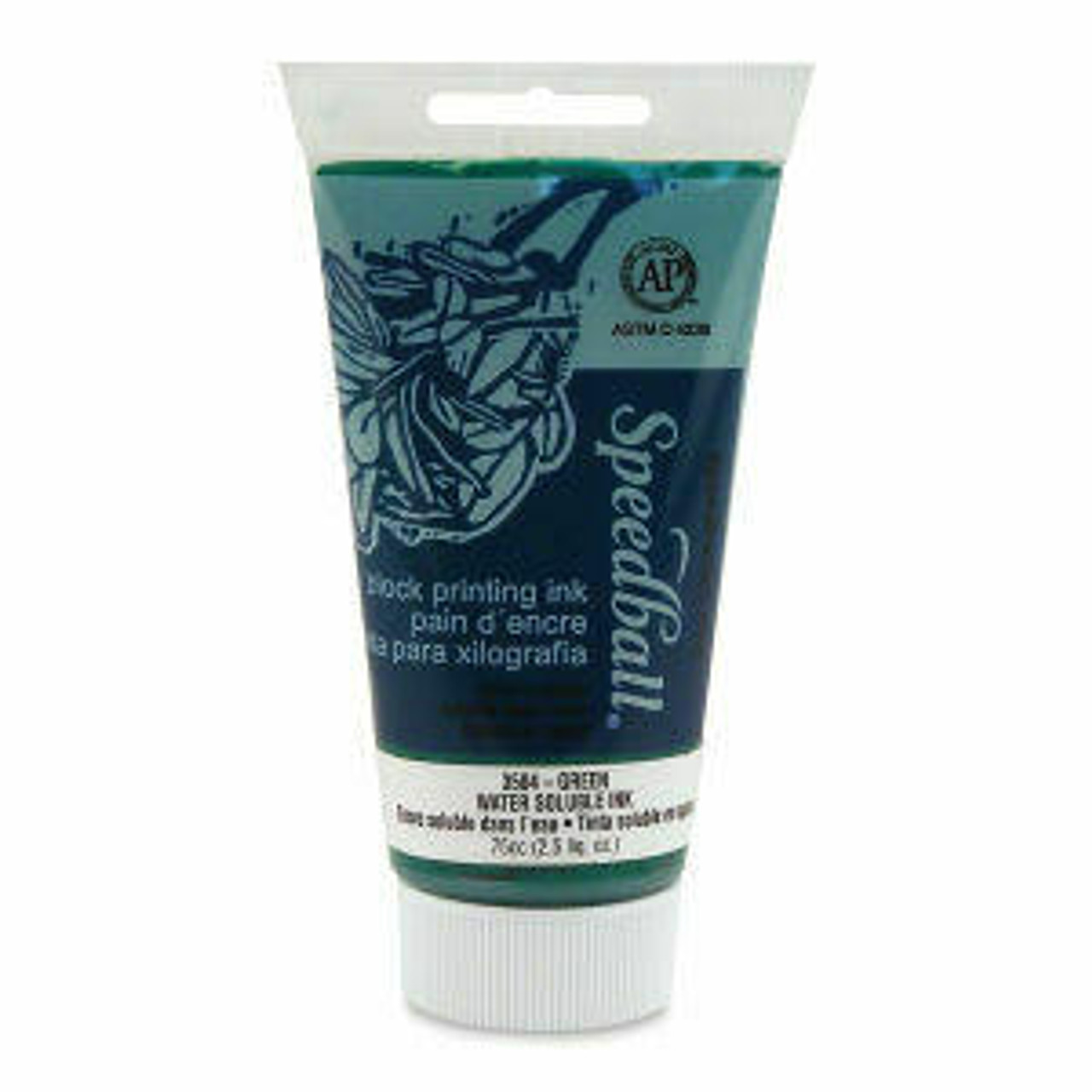 Speedball block printing ink 75ml - 3504 green