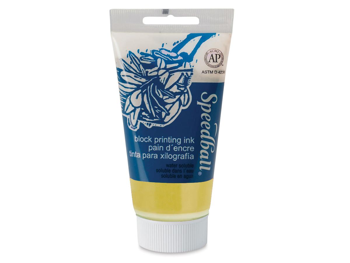 Speedball block printing ink 75ml - 3505 yellow