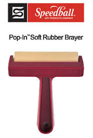 Speedball Pop-In Soft Rubber Brayer 10 cm