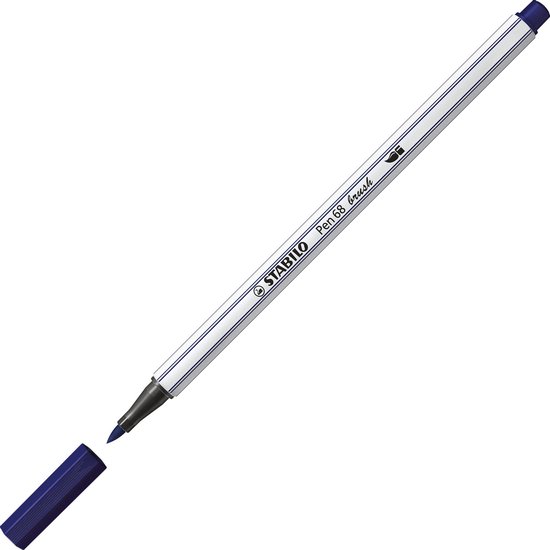 Stabilo 68 brush - 22 pruissisch blauw