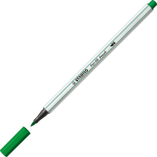 Stabilo 68 brush - 36 groen