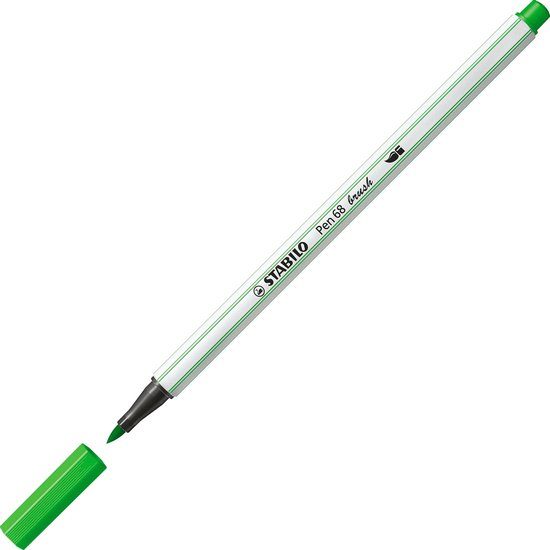 Stabilo 68 brush - 43 loofgroen