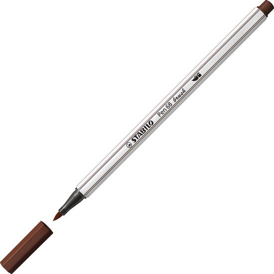 Stabilo 68 brush - 45 bruin