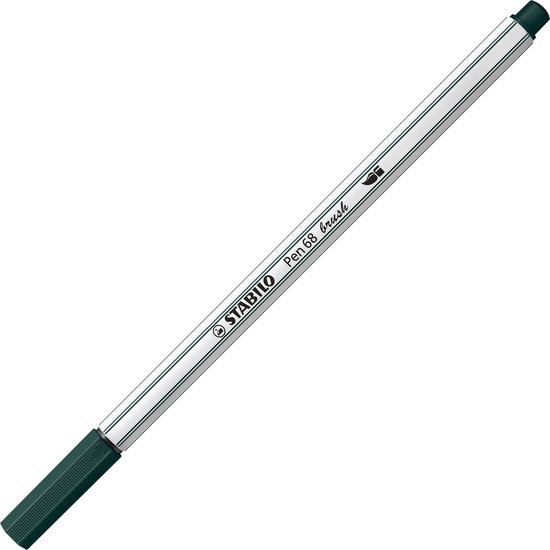 Stabilo 68 brush - 63 aarde groen