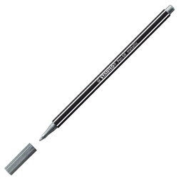 Stabilo 68 metallic - 805 zilver