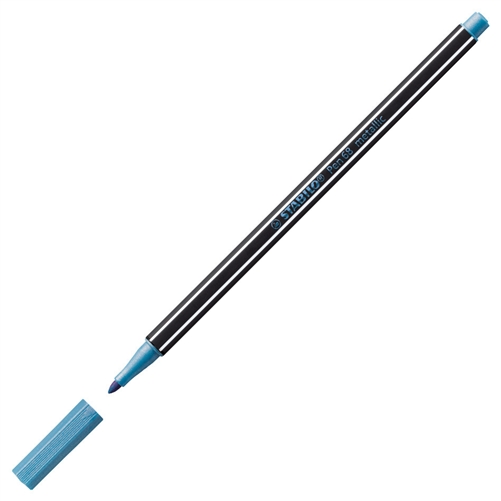 Stabilo 68 metallic - 841 blauw