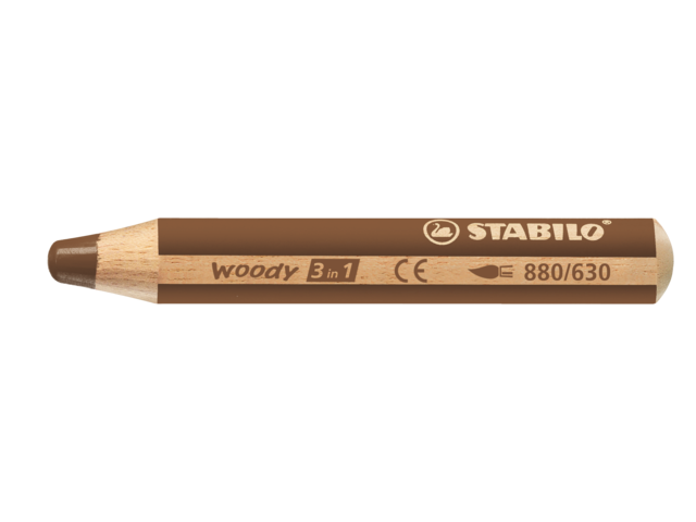 Stabilo Woody - 630 bruin
