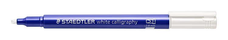 Staedtler calligraphy marker - wit