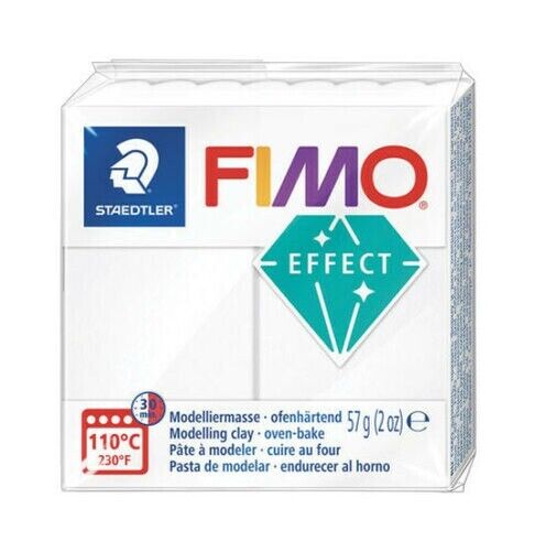 Staedtler fimo klei effect no 014 translucent wit