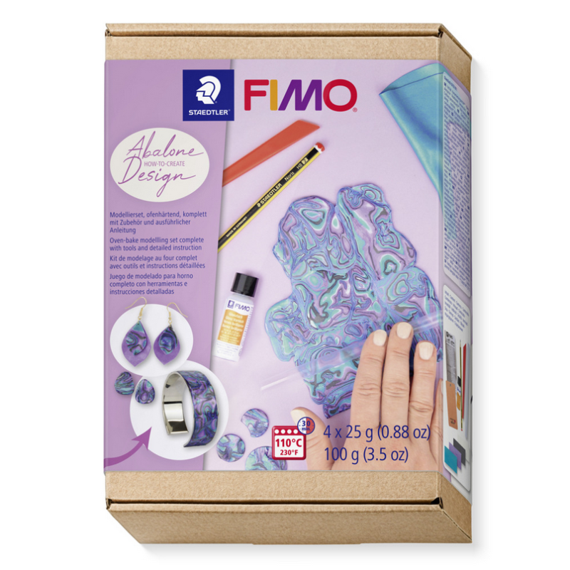 Staedtler fimo soft - set abalone how to create design