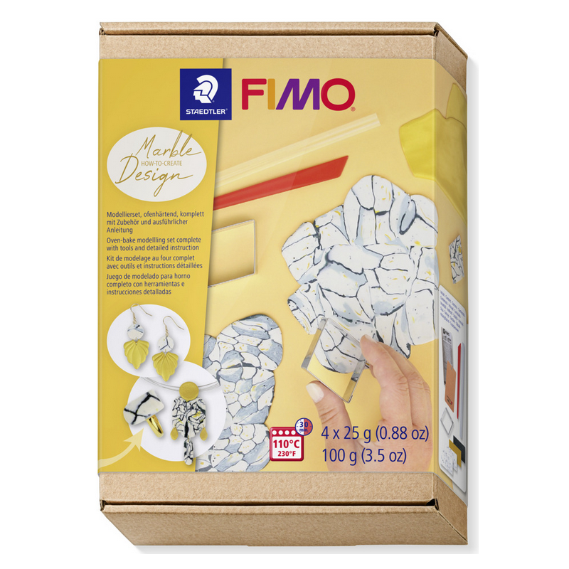 Staedtler fimo soft - set marble how to create design